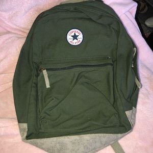 Olive green Converse backpack